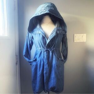 Chore/barn hooded utility coat LARGE